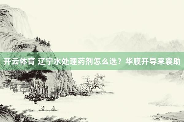 开云体育 辽宁水处理药剂怎么选？华膜开导来襄助